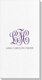 Script Monogram with Text Deville Guest Towels Image 2 of 3